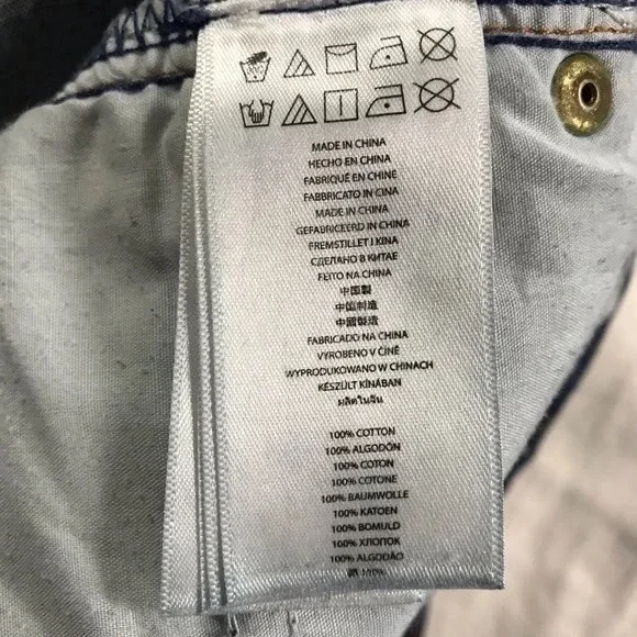 Michael Kors Sexy Boyfriend Jeans 6 Studded Cuff Crop - Picture 8 of 10